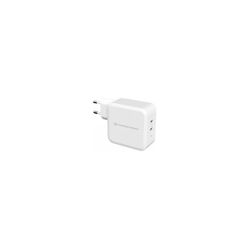 Cargador Pared CONCEPTRONIC 100W 2USB Blanco(ALTHEA08W)