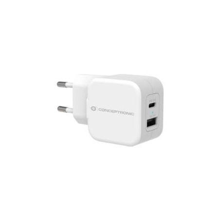 Cargador Pared CONCEPTRONIC 20W 2USB Blanco (ALTHEA09W)