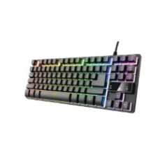 Teclado Gaming Trust GXT833 Thado TKL USB Negro (24067)