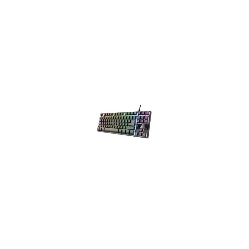 Teclado Gaming Trust GXT833 Thado TKL USB Negro (24067)
