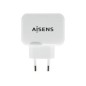 Cargador de Pared AISENS 17W 2xUSB-A Blanco (A110-0439)