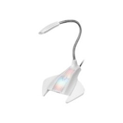 Micrófono Sobremesa Mars Gaming Flexible Blanco (MMICW)