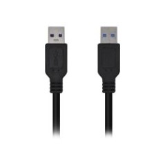 Cable AISENS USB-A/M a USB-A/M 2m Negro (A105-0447)