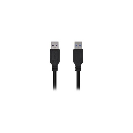 Cable AISENS USB-A/M a USB-A/M 2m Negro (A105-0447)