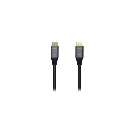 Cable AISENS HDMI/M a HDMI/M 0.5m Gris/Negr (A150-0425)