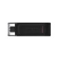 Pendrive Kingston 128Gb USB-C 3.0 Negro (DT70/128GB)