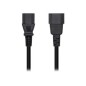 Cable CPU AISENS C13/M a C14/H 3m Negro (A132-0466)