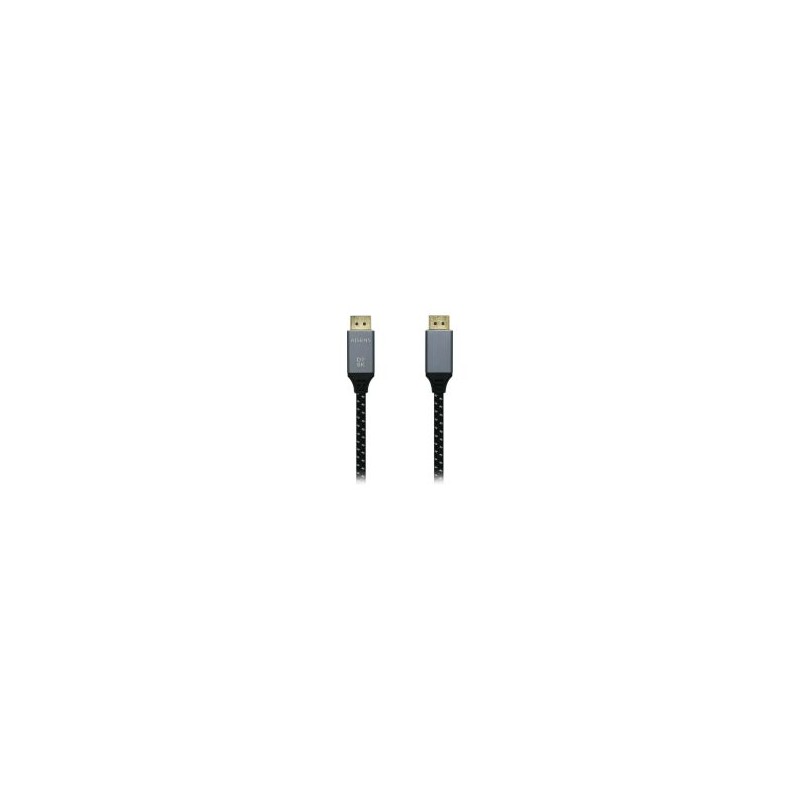 Cable AISENS DP/M a DP/M 1.5m Gris/Negro (A149-0436)