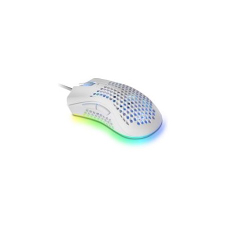 Ratón Mars Gaming Óptico RGB USB 32000dpi Blanco(MMEXW)