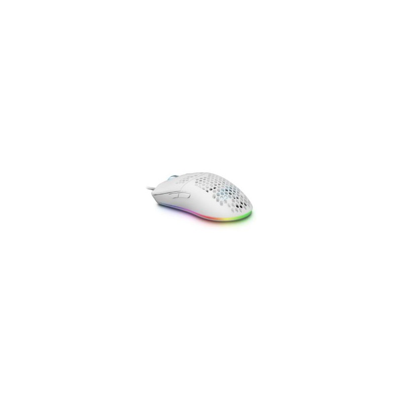 Ratón Mars Gaming RGB USB-A 12400dpi Blanco (MMAXW)