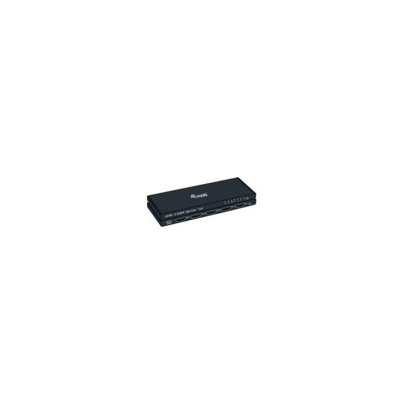 Splitter EQUIP 4K 1xHDMi In 4xHDMI Out Negro (EQ332717)