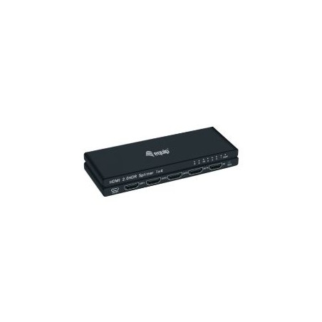 Splitter EQUIP 4K 1xHDMi In 4xHDMI Out Negro (EQ332717)