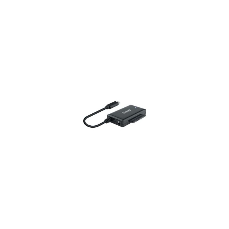 Adaptador TooQ USB-C a SATA 2.5"/3.5" Negro (TQHDA-02C)