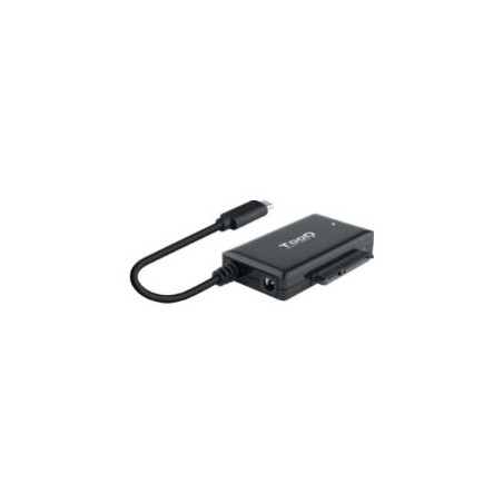 Adaptador TooQ USB-C a SATA 2.5"/3.5" Negro (TQHDA-02C)