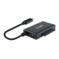 Adaptador TooQ USB-C a SATA 2.5"/3.5" Negro (TQHDA-02C)