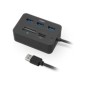 Lector de Tarjetas NOX USB-A 3.0 Negro (NXLITERDRONE)