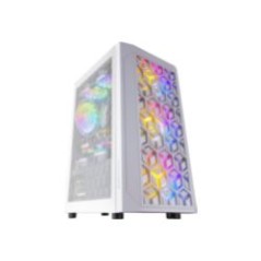 Caja Compacta Mars Gaming FRGB mATX Blanca (MCMESHW)