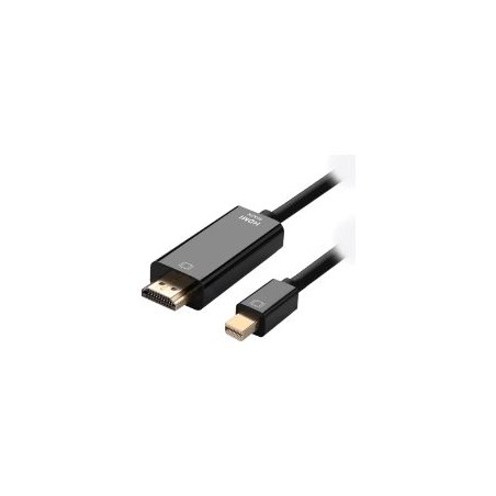 Cable AISENS Mini DP/M a HDMI/M 3m Negro (A125-0458)