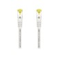 Latiguillo AISENS RJ45 Cat.7 SFTP 2m Blanco (A146-0491)