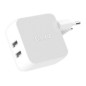 Cargador de Pared BELKIN 24W 2USB-A Blanco (PP0007VFC2)
