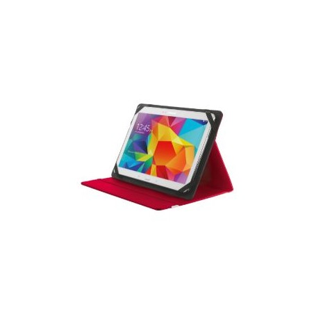 Funda Trust Primo 10" Poliuretano Folio Roja (20316)