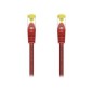 Latiguillo AISENS RJ45 Cat.7 SFTP 25cm Rojo (A146-0468)