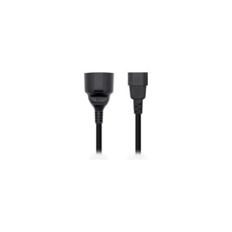 Cable AISENS C14/M a CEE7/H 25cm Negro (A132-0467)