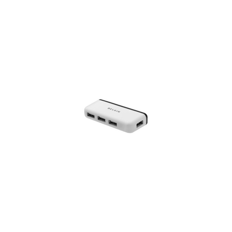 Hub BELKIN 4xUSB 2.0 Negro/Blanco (F4U021BT)