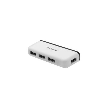 Hub BELKIN 4xUSB 2.0 Negro/Blanco (F4U021BT)