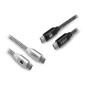 2Cables SUBBLIM Usb-C/M a Usb-C/M Negro/Plat(CAB-4CC001 2Cables SUBBLIM Usb-C/M a Usb-C/M Negro/Plat(CAB-4CC001