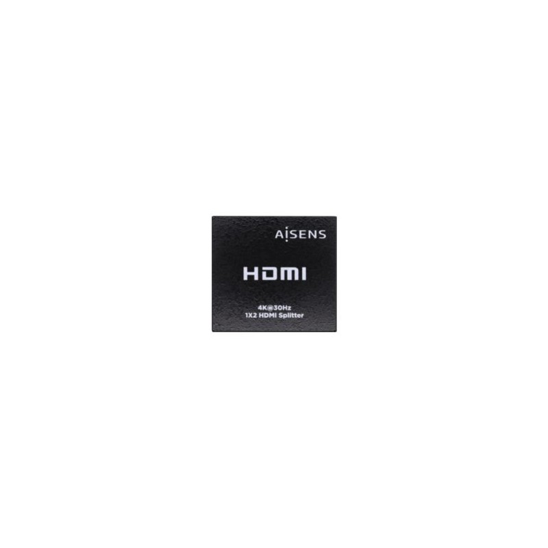 Splitter AISENS 4K UHD 3D 2xHDMI Out Negro (A123-0506)