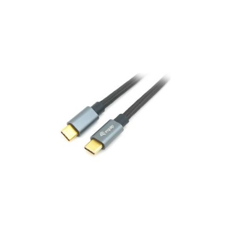 Cable EQUIP USB-C/M a USB-C/M 1m Negro (EQ128354)