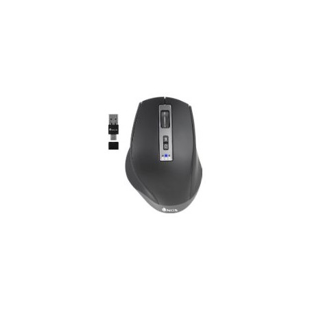 Ratón Gaming NGS Láser RF BT 3200dpi Negro (BLUR-RB)