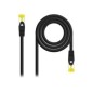 Latiguillo Nanocable Cat6a 30cm Negro(10.20.1900-L30BK)