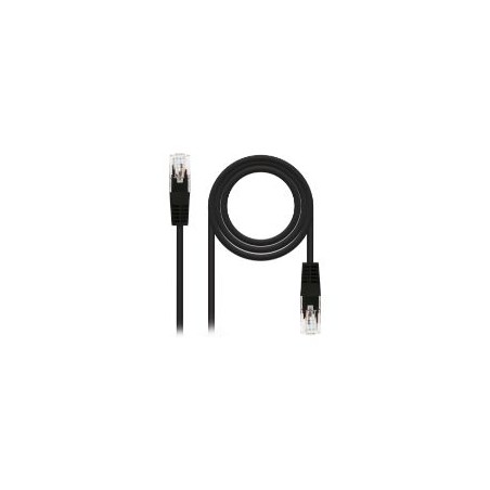 Latiguillo Nanocable Cat6 0.3m Negro(10.20.0400-L30-BK)