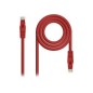 Latiguillo Nanocable Cat6a 30cm Rojo (10.20.1800-L30-R)