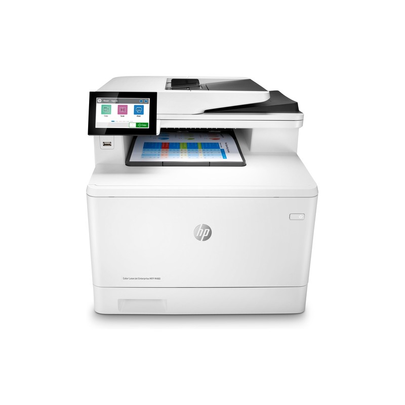 Multif HP LaserJet M480f A4 Color Fax Blanca (3QA55A)