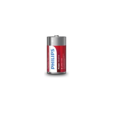 Pack 2 Pilas Philips Alcalinas C 1.5V (LR14P2B/10)