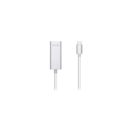 Adaptador AISENS USB-C a RJ45 15cm Plata (A109-0505)