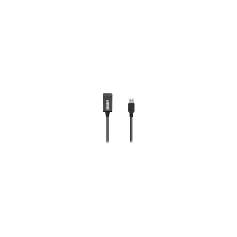 Cable AISENS USB-A/M a USB-A/H 5m Negro (A105-0525)