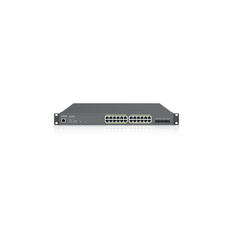 Switch EnGenius 24xRJ45 GbE 4xSFP+ PoE 1U (ECS1528FP) Switch EnGenius 24xRJ45 GbE 4xSFP+ PoE 1U (ECS1528FP)