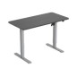 Mesa Eléctrica EQUIP 120x60x118cm Gris/Negra (EQ650811)