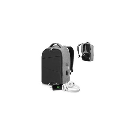 Mochila SUBBLIM Secure V2 AP 15.6" Gris (SUBBP-3SA1100)