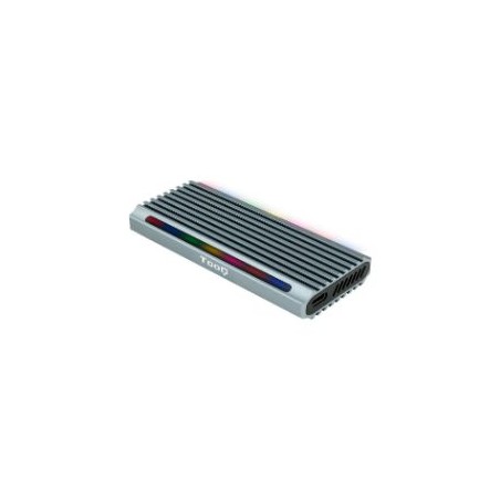 Caja TooQ SSD M.2/PCIe/SATA USB-C 3.0 Gris (TQE-2221G)