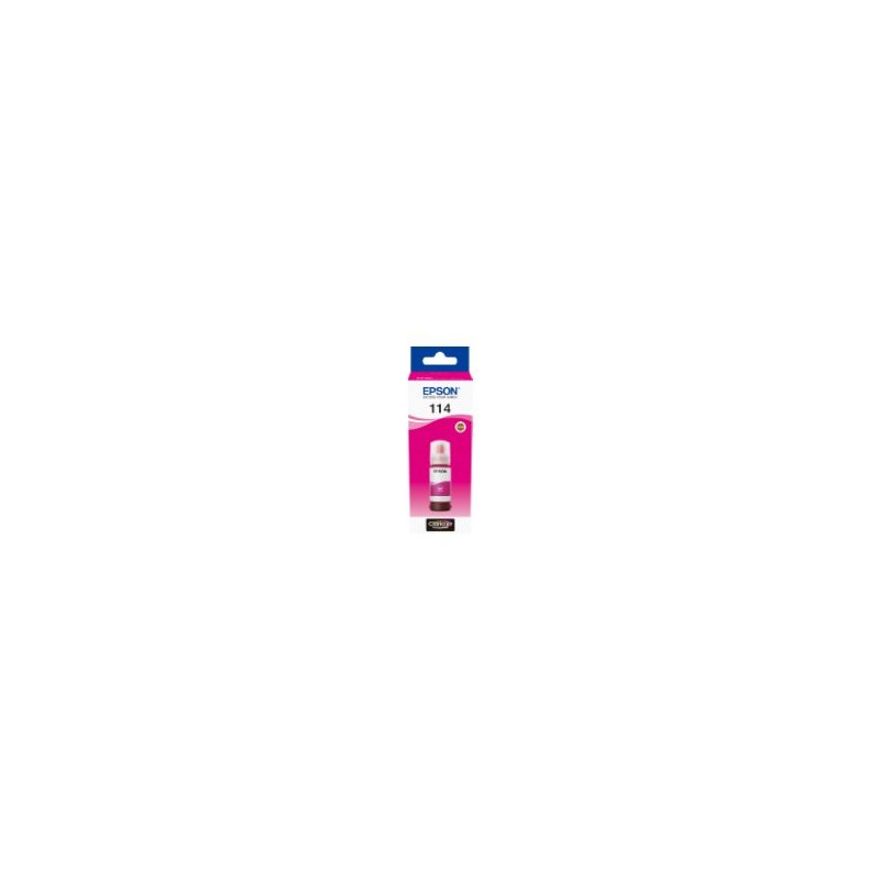 Botella de Tinta Epson 114 Magenta 70ml (C13T07B340) Botella de Tinta Epson 114 Magenta 70ml (C13T07B340)
