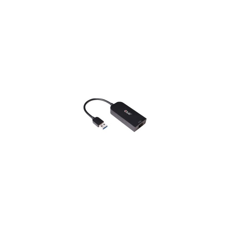 Adaptador Club 3D USB-A/M a RJ45/H Negro (CAC-1420) Adaptador Club 3D USB-A/M a RJ45/H Negro (CAC-1420)