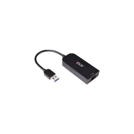 Adaptador Club 3D USB-A/M a RJ45/H Negro (CAC-1420)