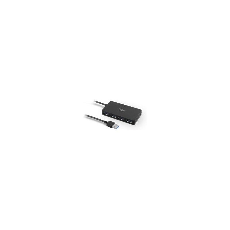 Hub NOX Lite One USB-A a 4xUSB-A Negro (NXLITEHUBONE)
