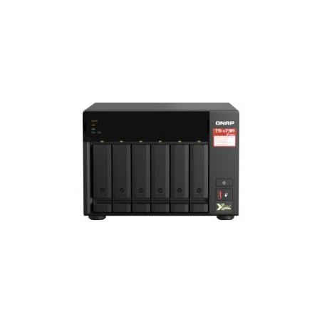 NAS QNAP 8Gb M.2 SATA2/3 6 Bahías Negro (TS-673A-8G)