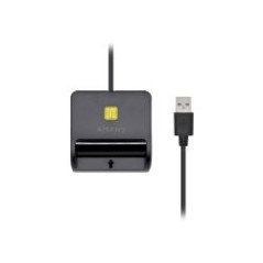Lector Tarjetas AISENS DNIe USB 2.0 Negro(ASCR-SN01-BK)